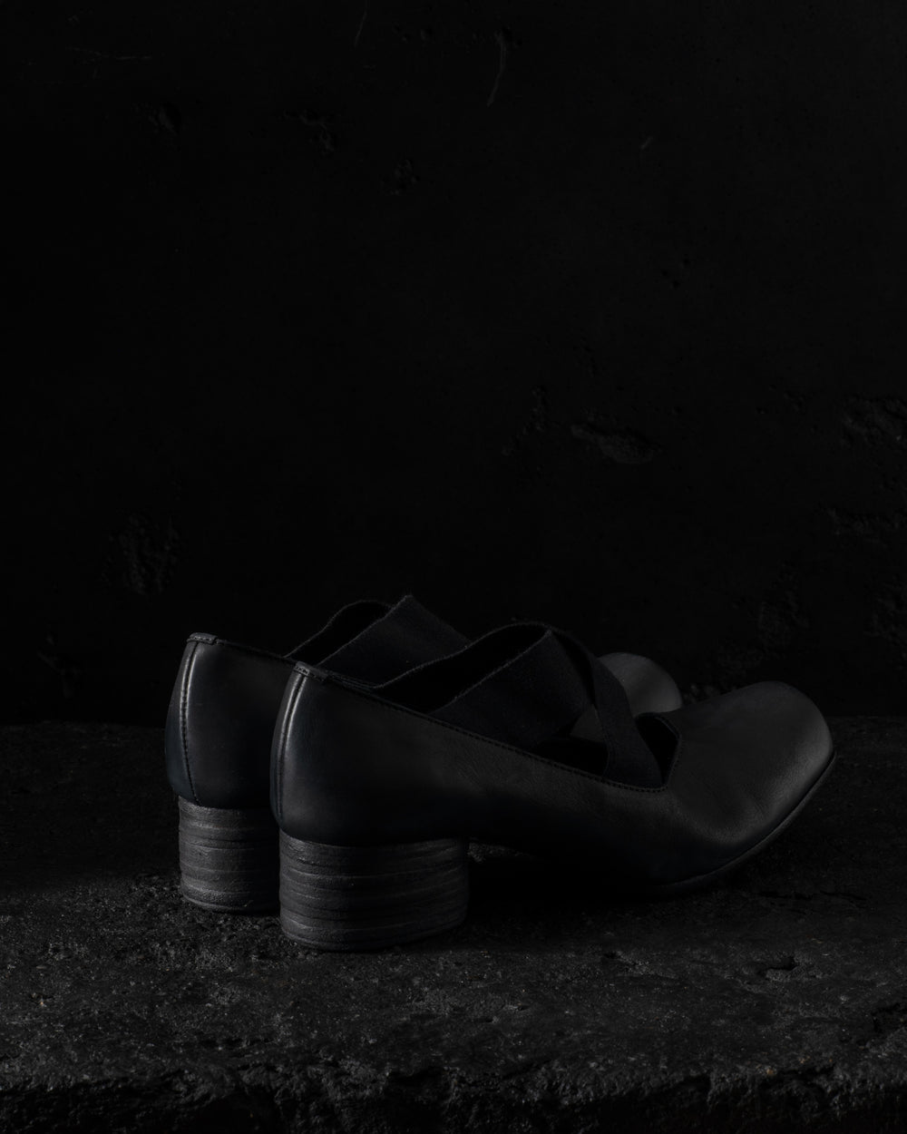 High Ballet Shoes Black