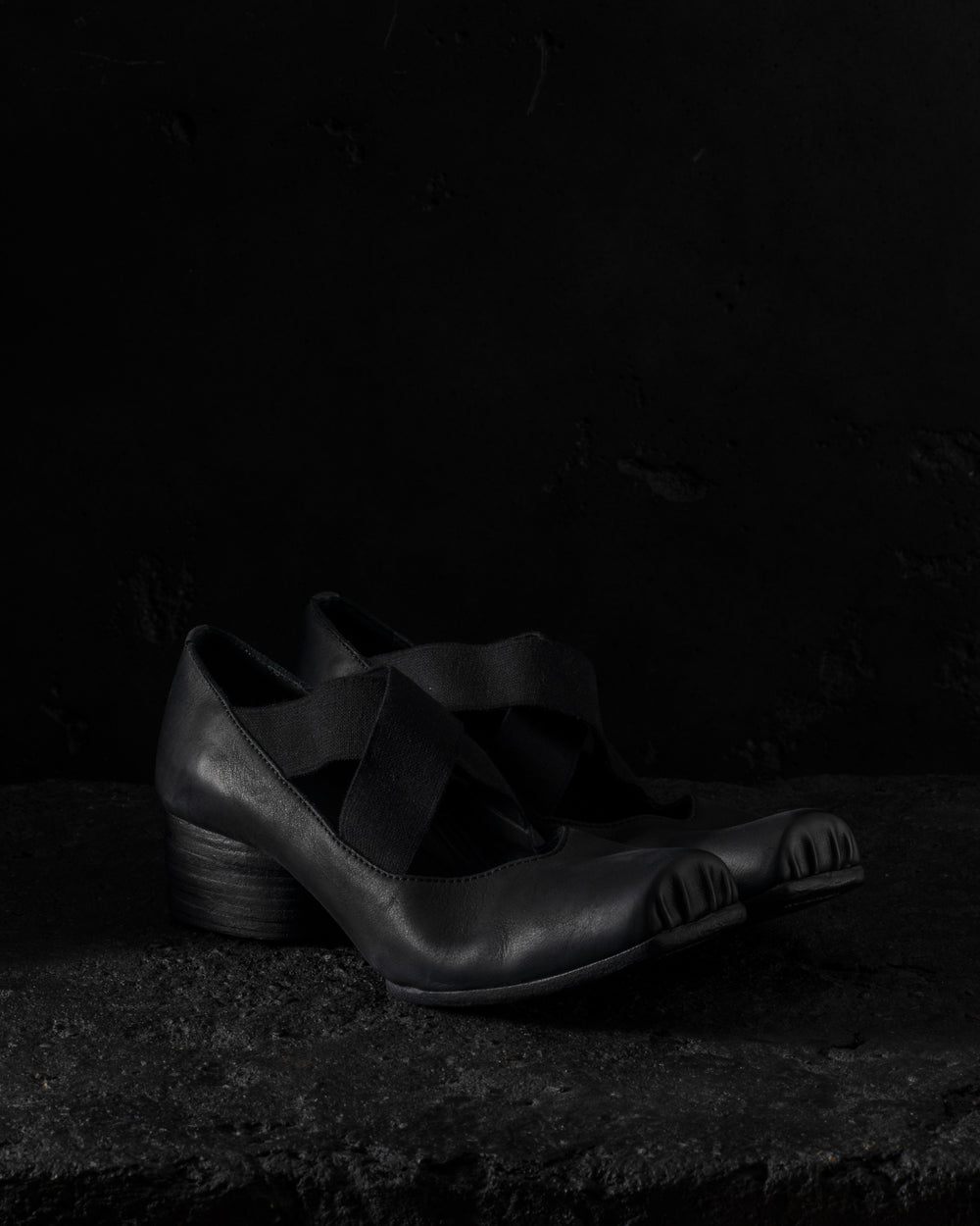 High Ballet Shoes Black