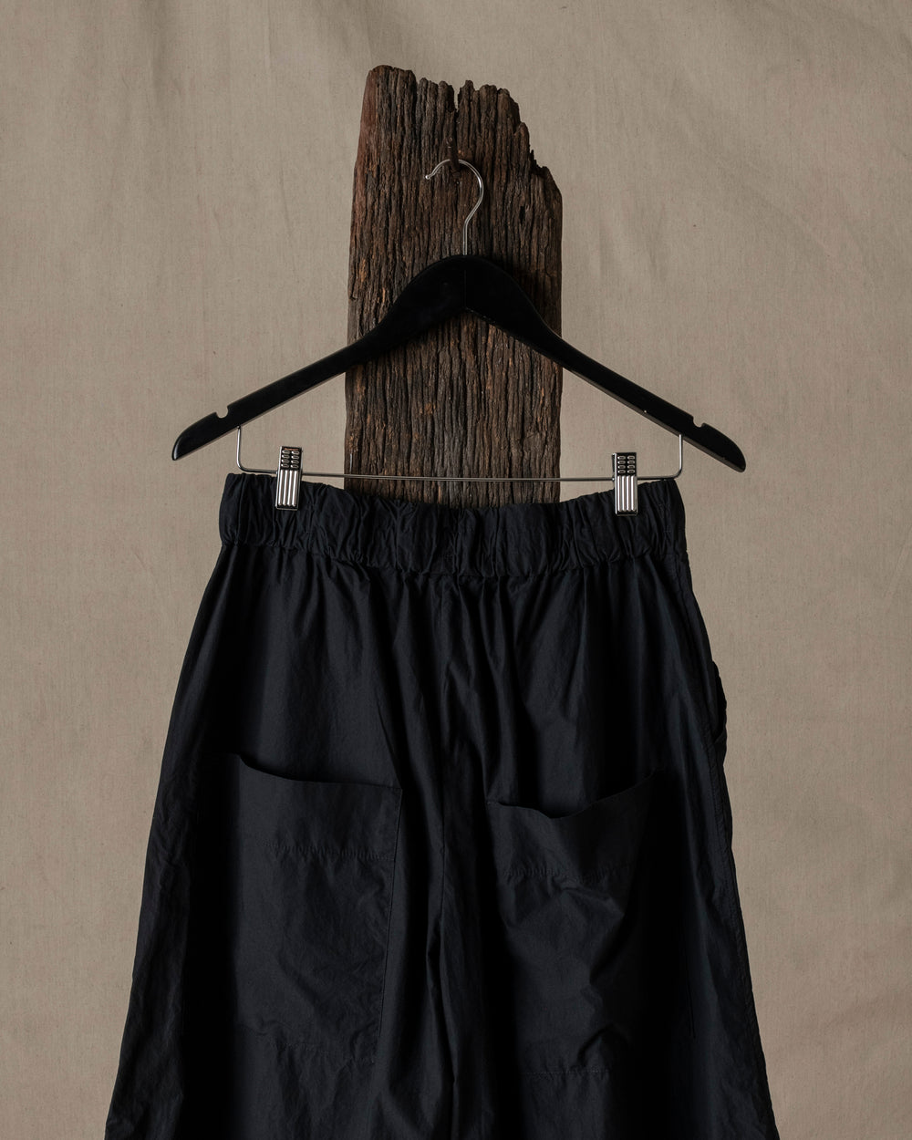 Wide & Short Trousers TC Black