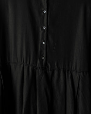 Pleated Collar Dress SC Brown