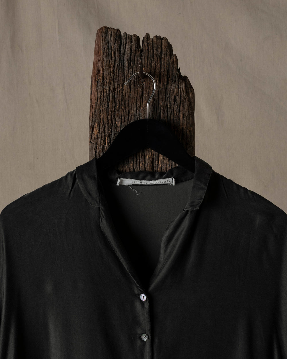 Pleated Collar Dress SC Brown