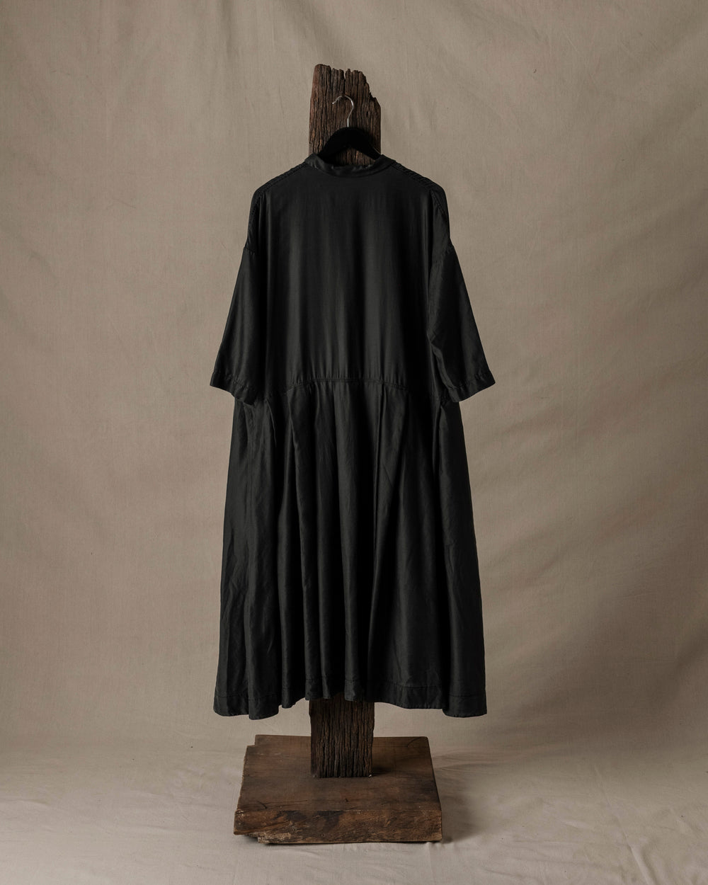 Pleated Collar Dress SC Brown