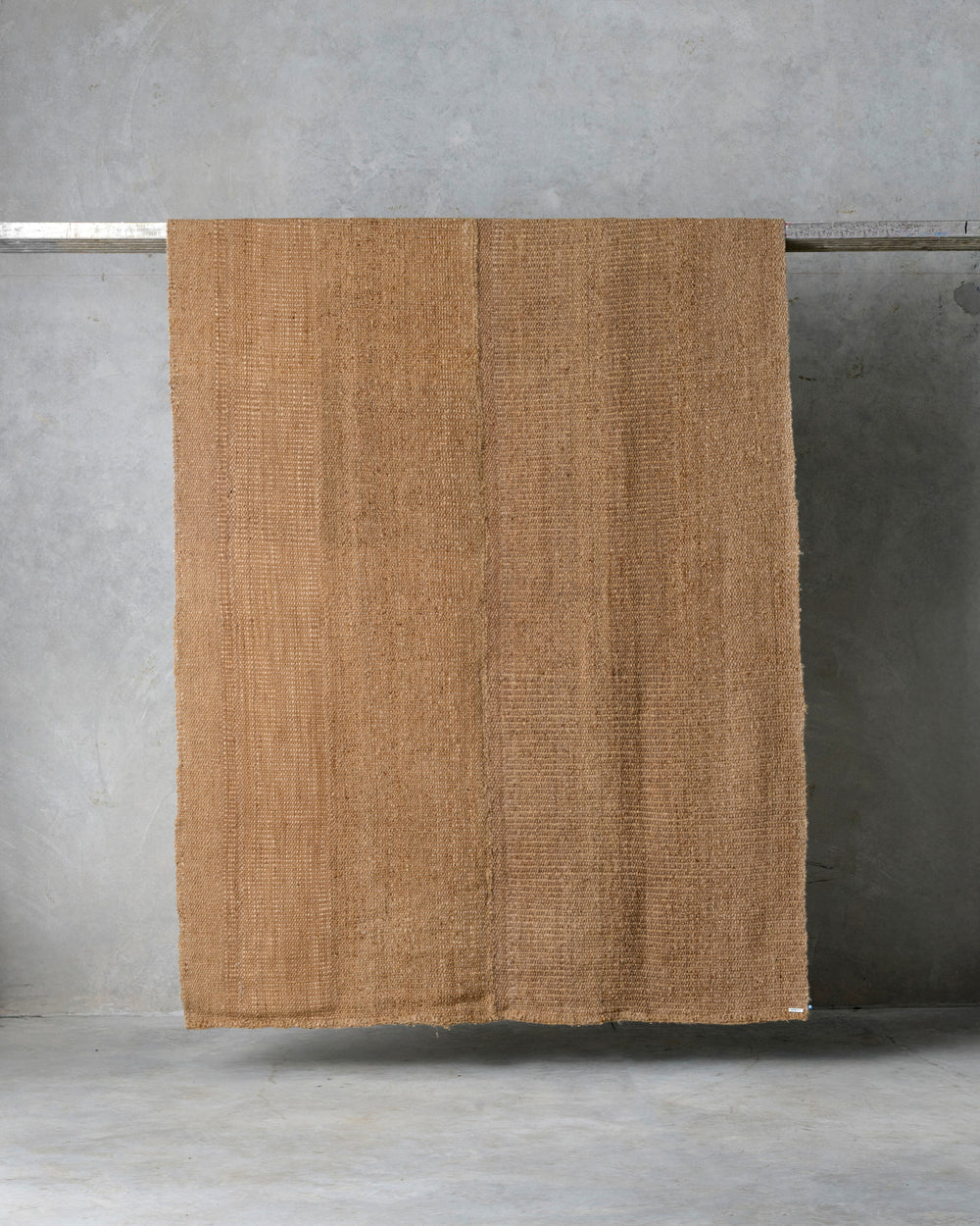 Light Tan Virgin Wool Rug