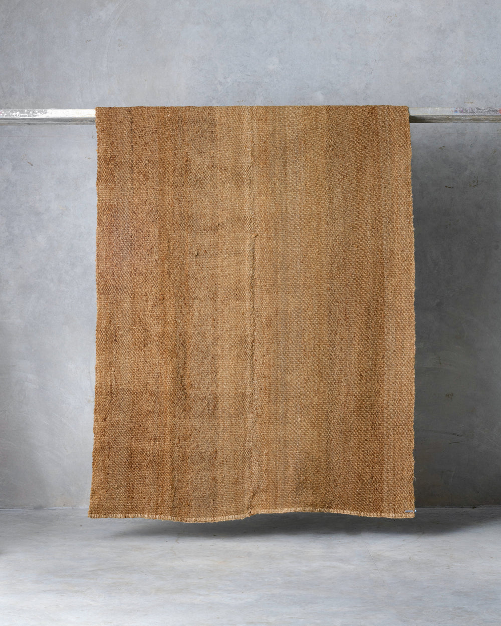 Dark Tan Virgin Wool Rug