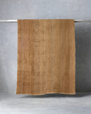Dark Tan Virgin Wool Rug