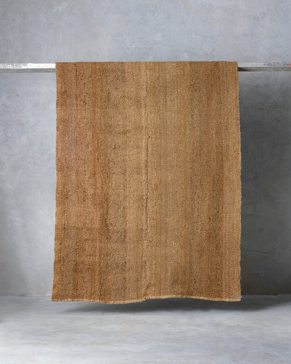 Dark Tan Virgin Wool Rug