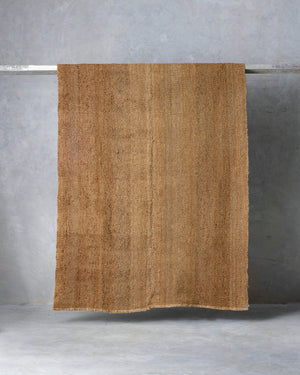 Dark Tan Virgin Wool Rug
