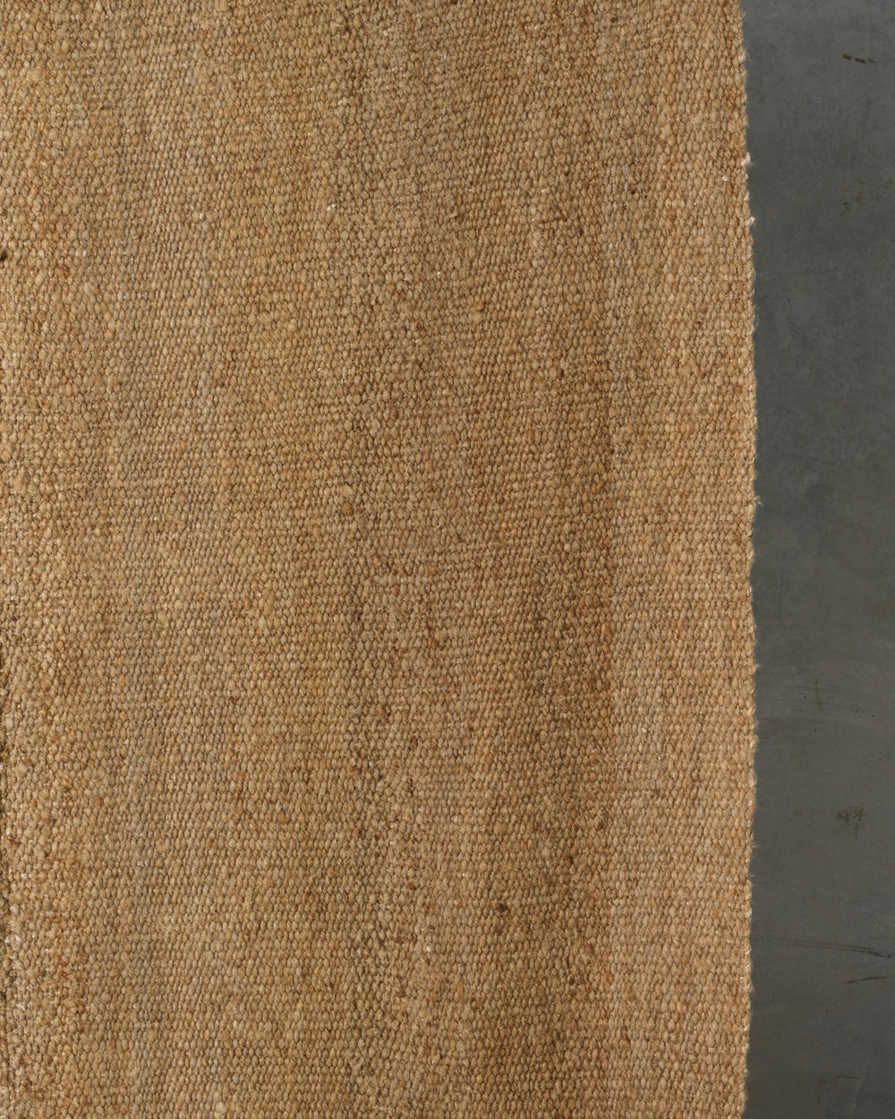Dark Tan Virgin Wool Rug