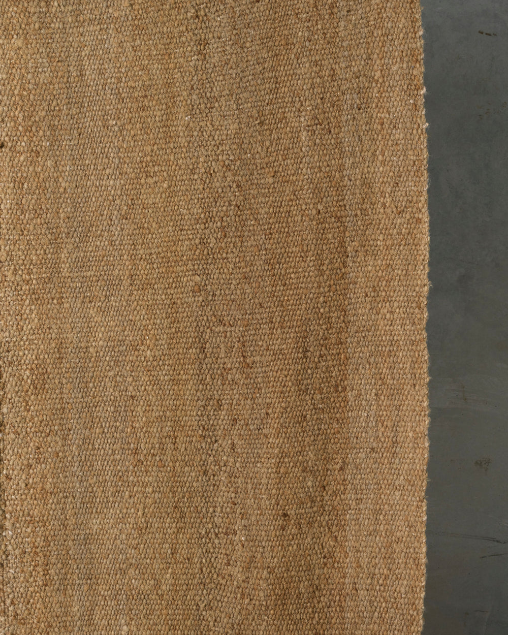 Dark Tan Virgin Wool Rug