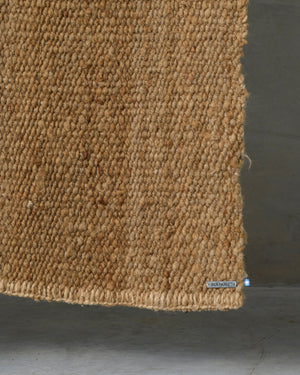 Dark Tan Virgin Wool Rug