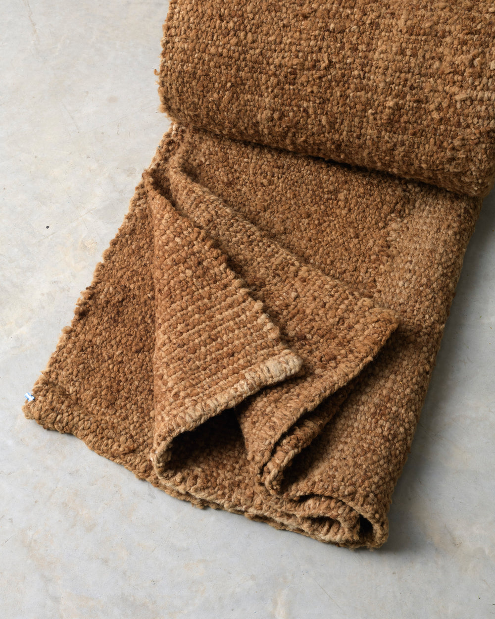 Rust Virgin Wool Rug
