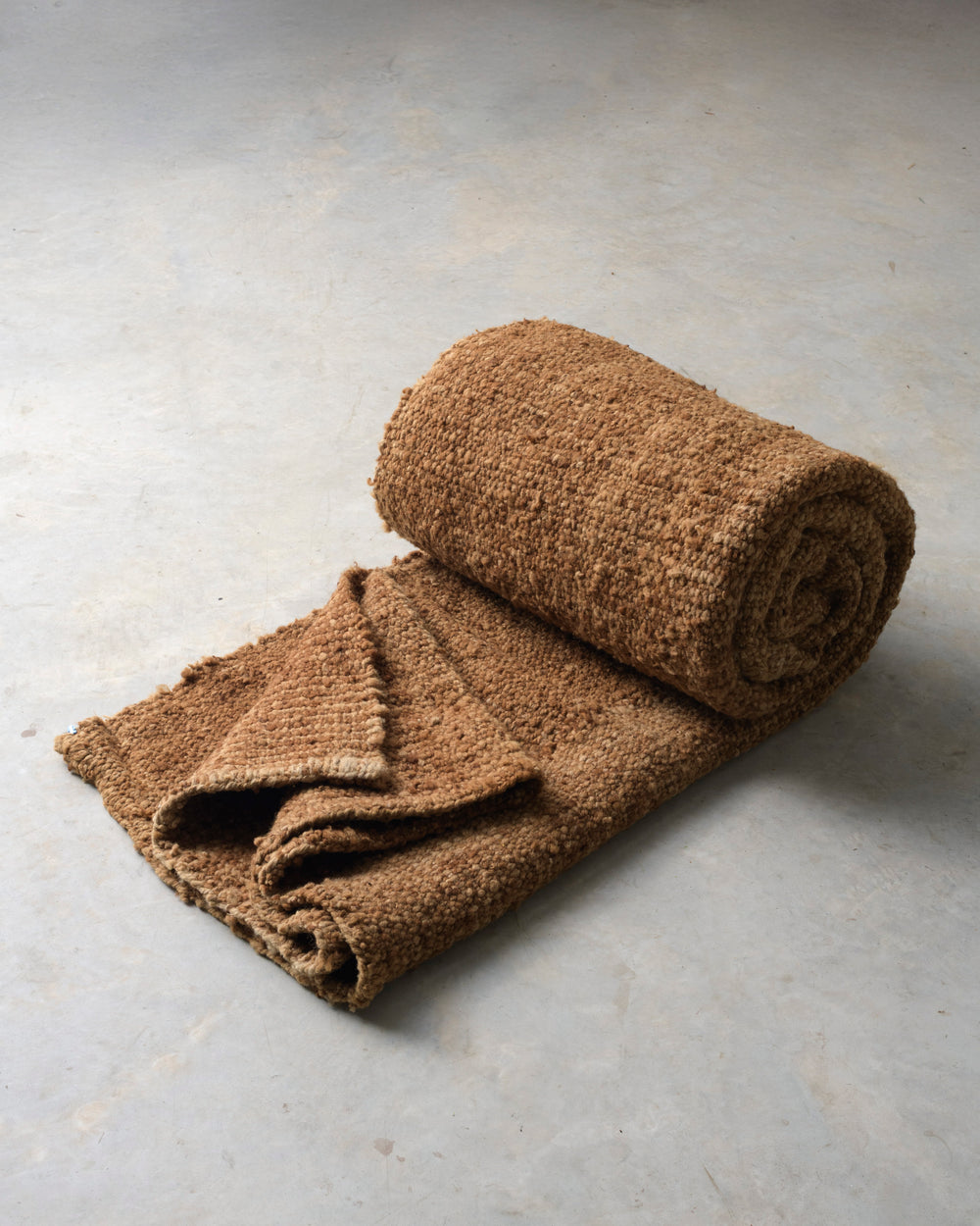 Rust Virgin Wool Rug