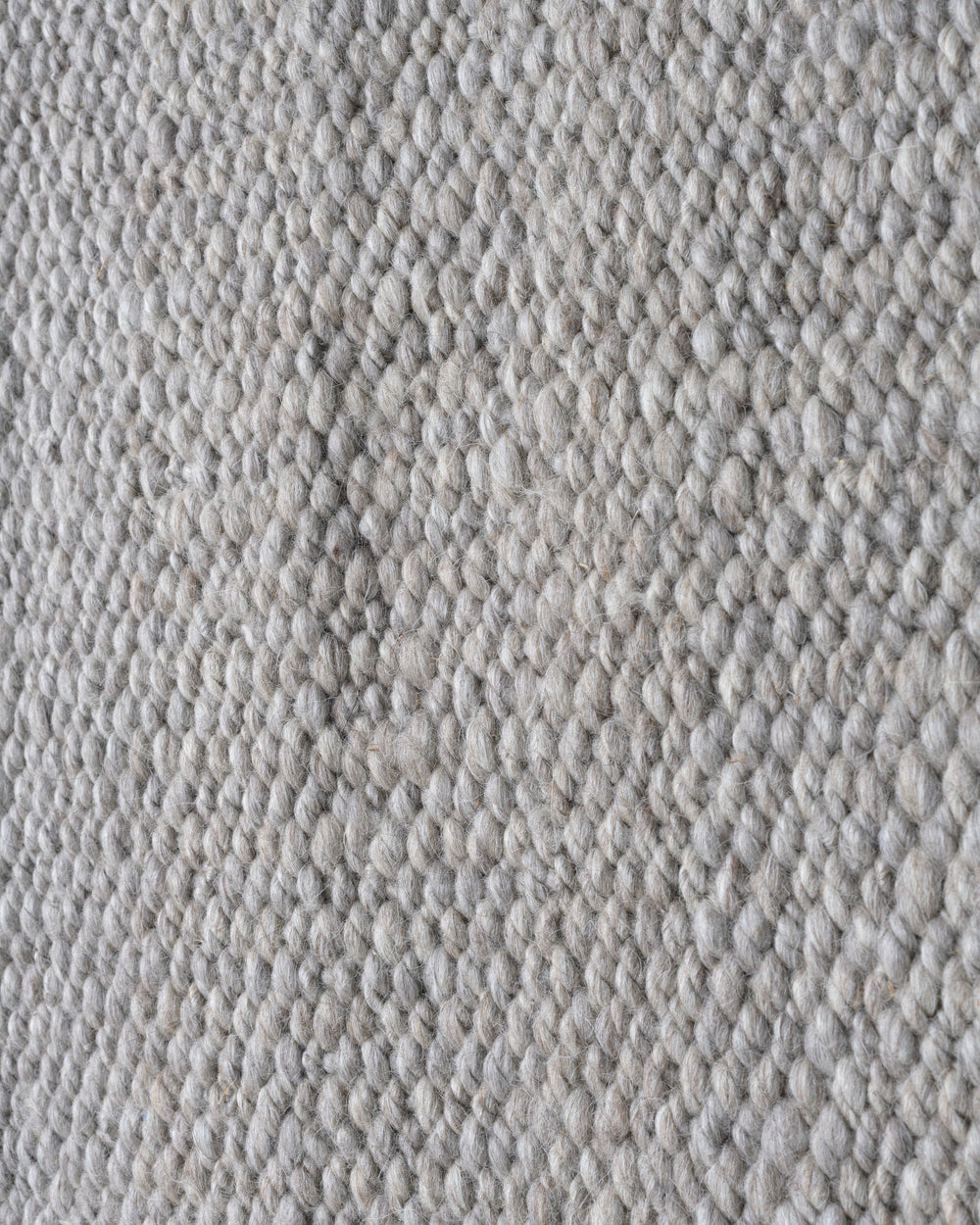Light Grey Cardada Wool Rug