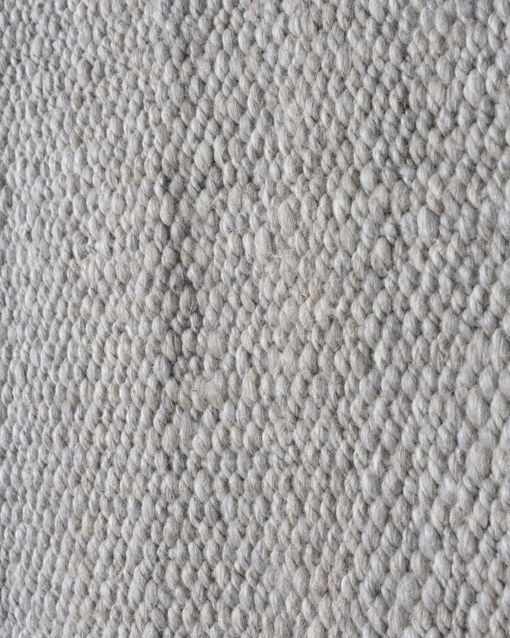 Light Grey Cardada Wool Rug