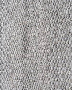 Light Grey Cardada Wool Rug