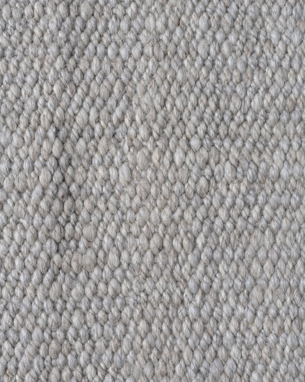 Light Grey Cardada Wool Rug