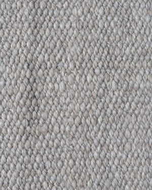 Light Grey Cardada Wool Rug