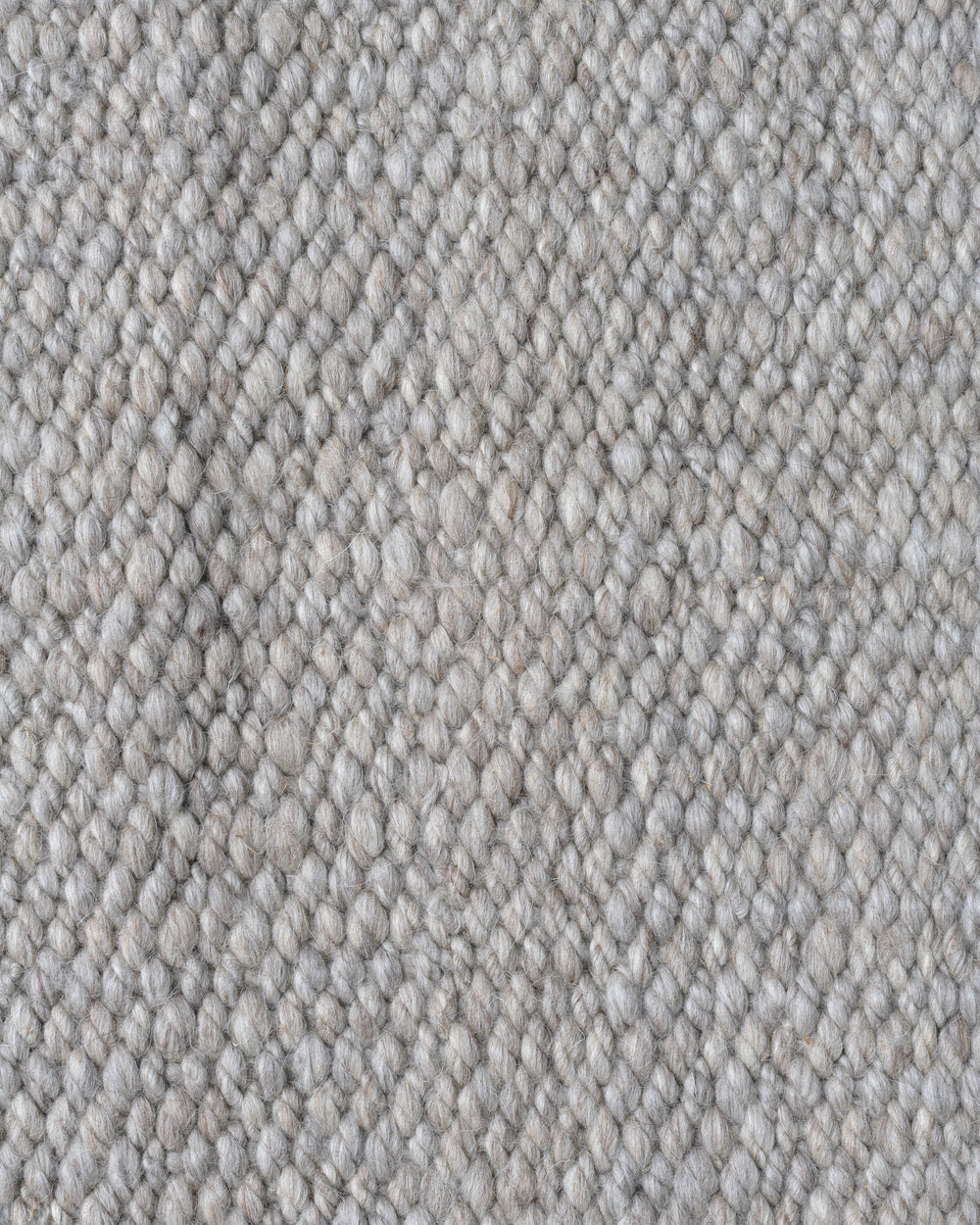 Light Grey Cardada Wool Rug