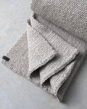 Light Grey Cardada Wool Rug