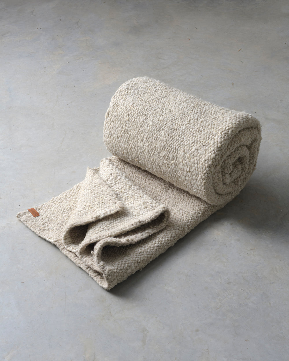 Natural Virgin Wool Rug