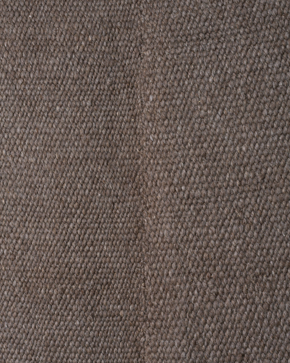 Dark Grey Cardada Wool Rug w Thick Weave
