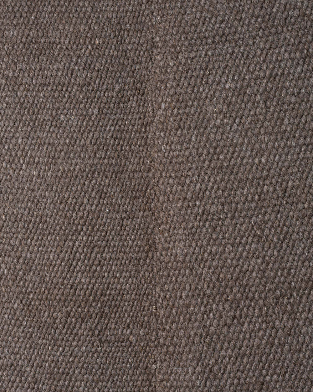 Dark Grey Cardada Wool Rug w Thick Weave