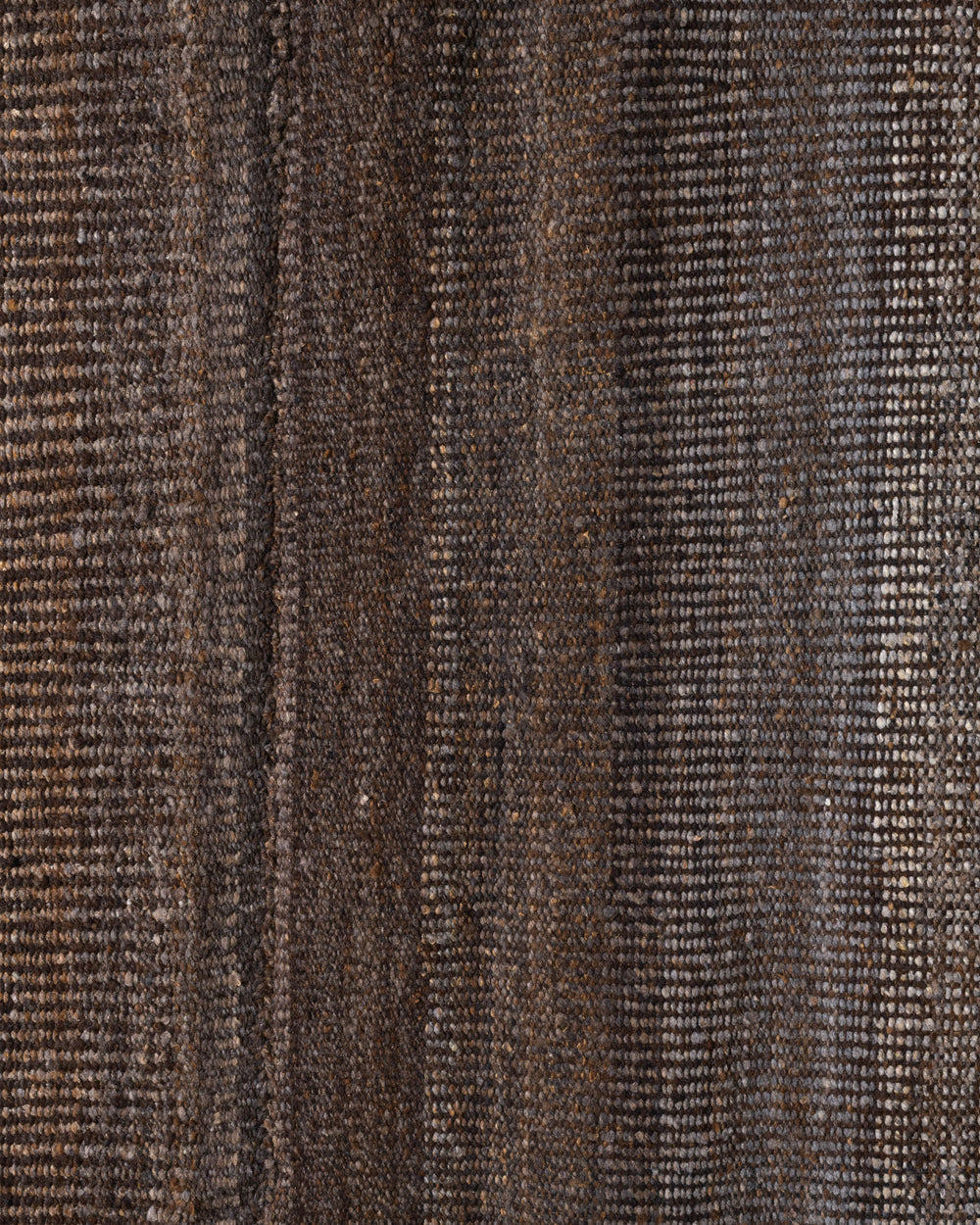 Brown Virgin Wool Rug