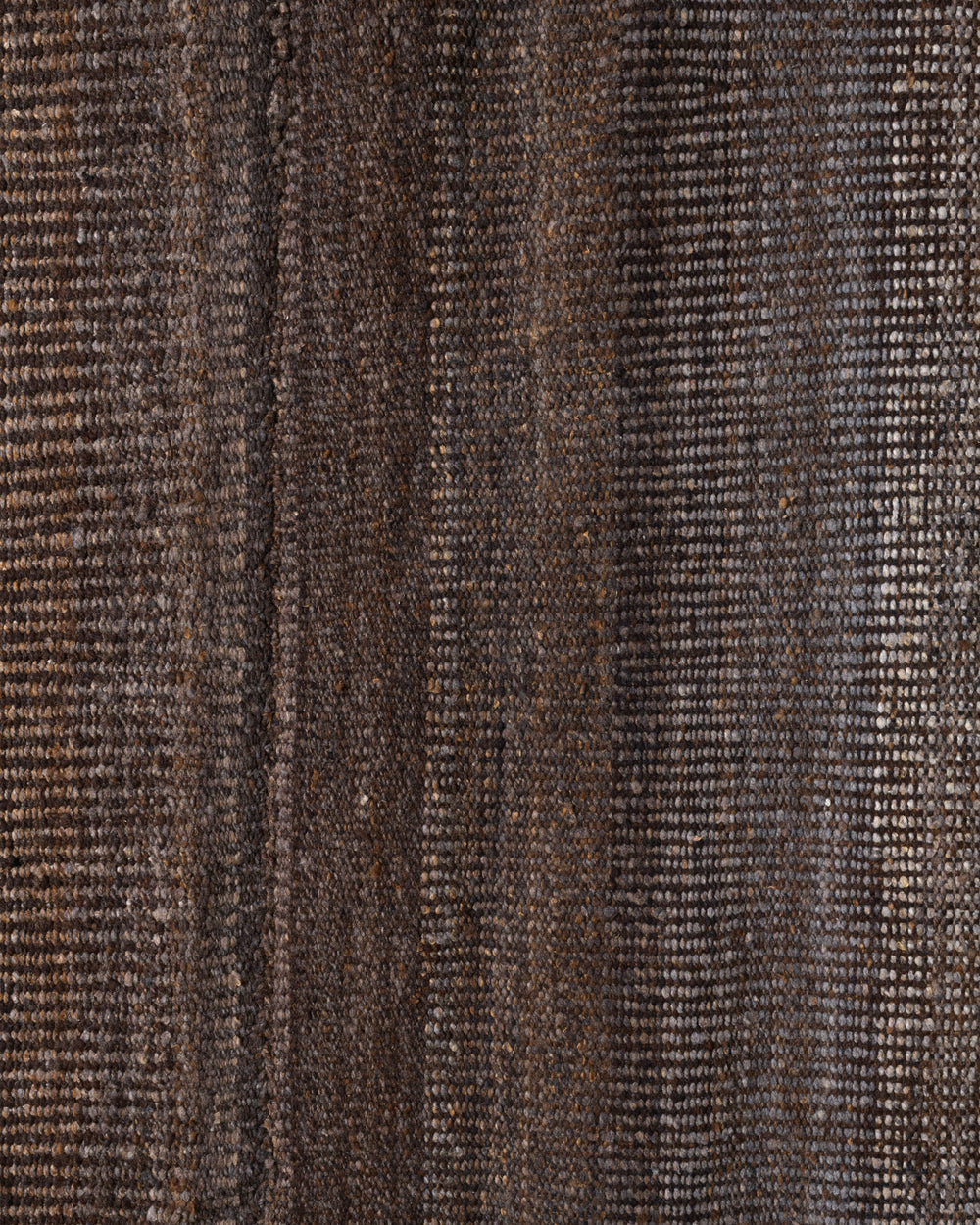 Brown Virgin Wool Rug