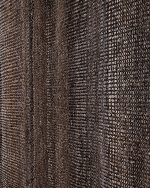 Brown Virgin Wool Rug