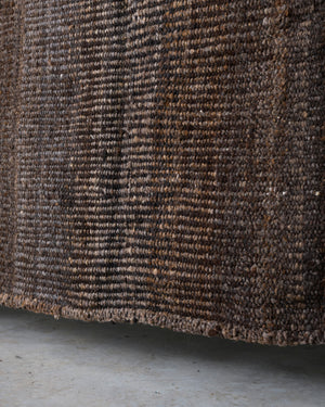 Brown Virgin Wool Rug