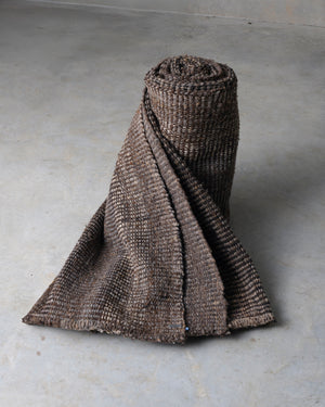 Brown Virgin Wool Rug