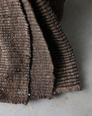 Brown Virgin Wool Rug