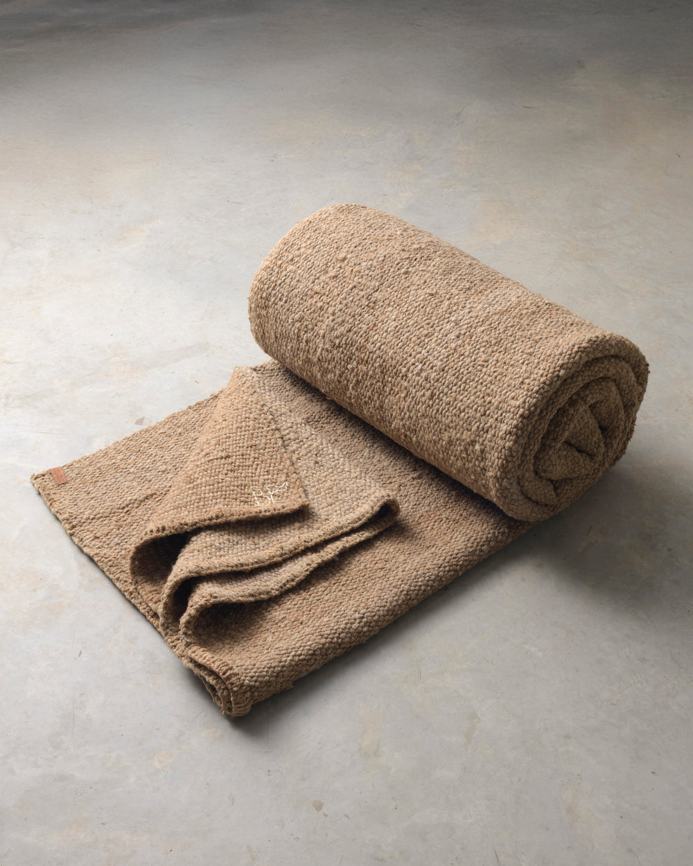 Latte Virgin Wool Rug