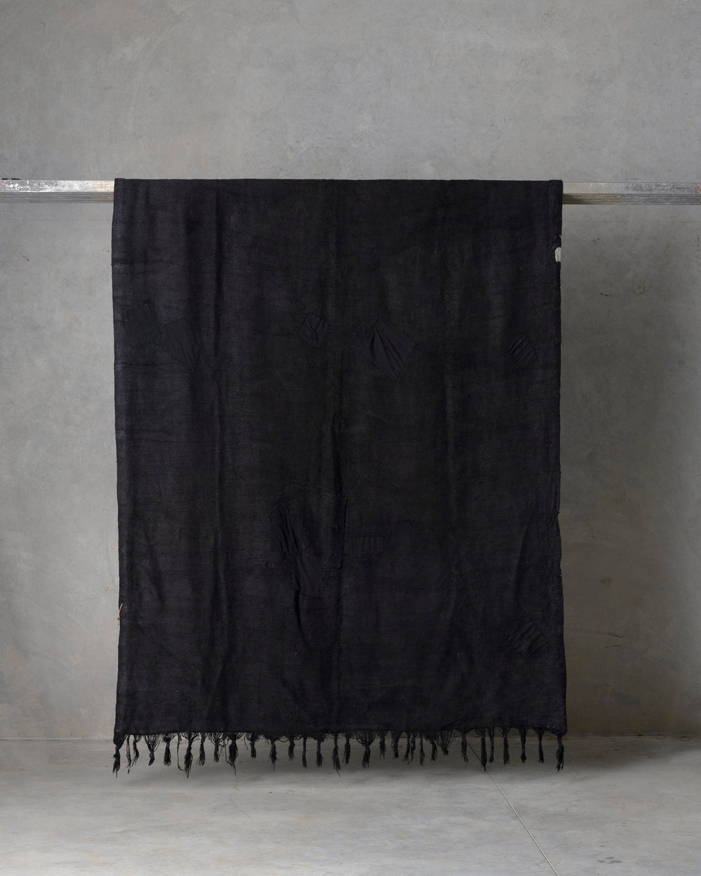 Black Hemp Rug Medium