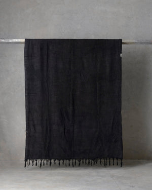Black Hemp Rug Medium