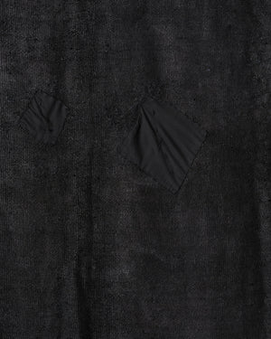 Black Hemp Rug Medium