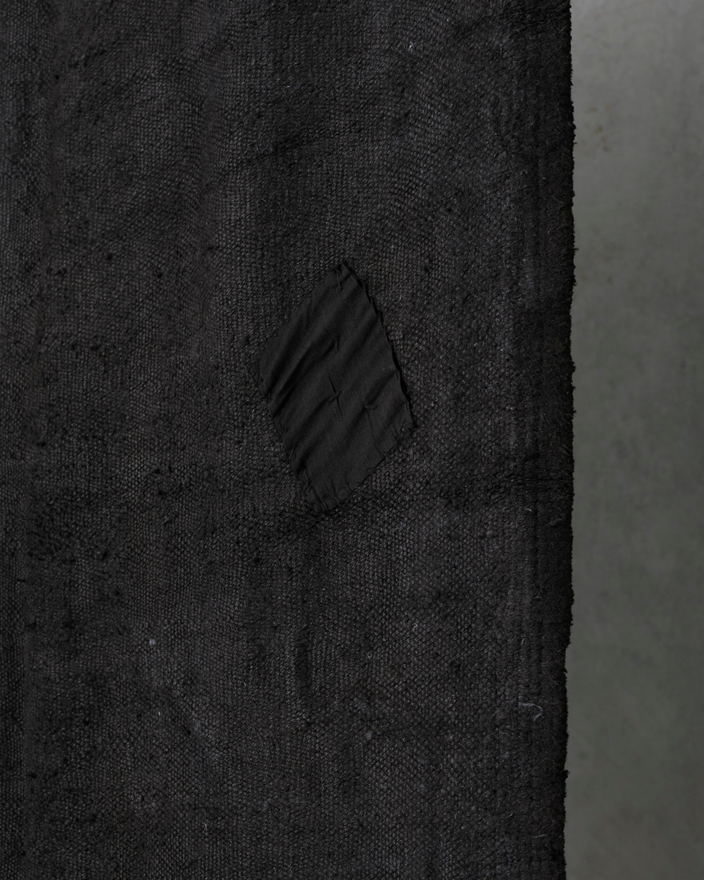 Black Hemp Rug Medium