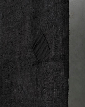Black Hemp Rug Medium