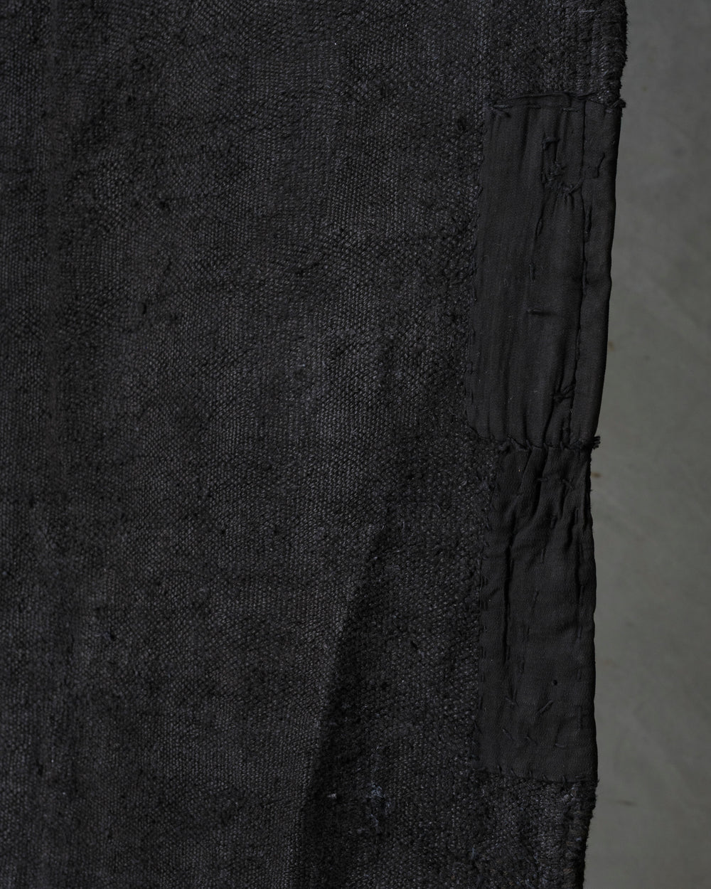 Black Hemp Rug Medium