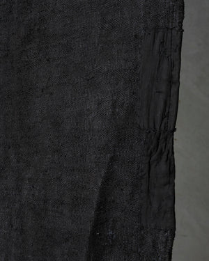 Black Hemp Rug Medium