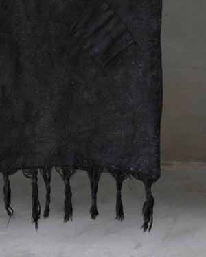 Black Hemp Rug Medium