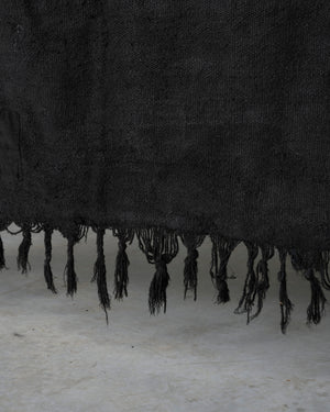 Black Hemp Rug Medium