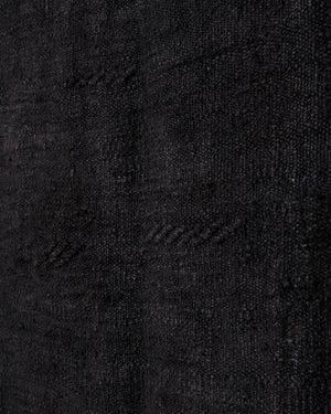 Washed Black Hemp Rug XLarge