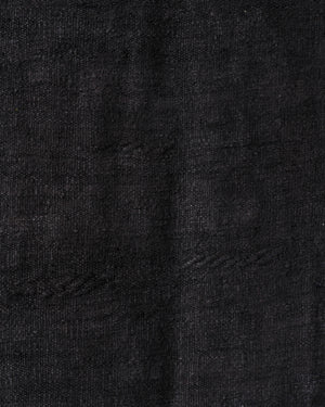 Washed Black Hemp Rug XXLarge