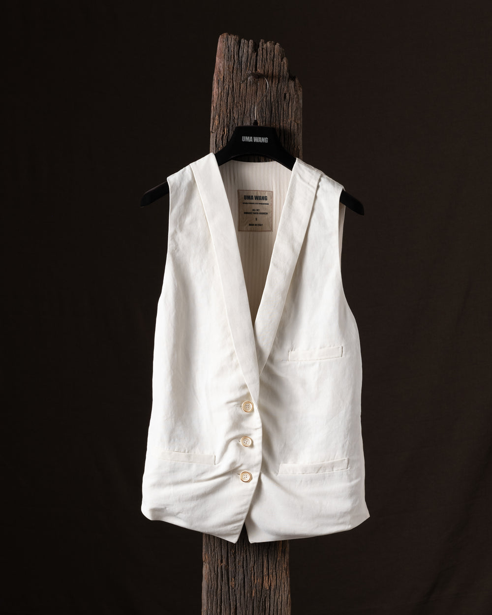 Jill Waistcoat Baca-Arancin Off White