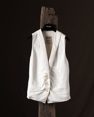 Jill Waistcoat Baca-Arancin Off White