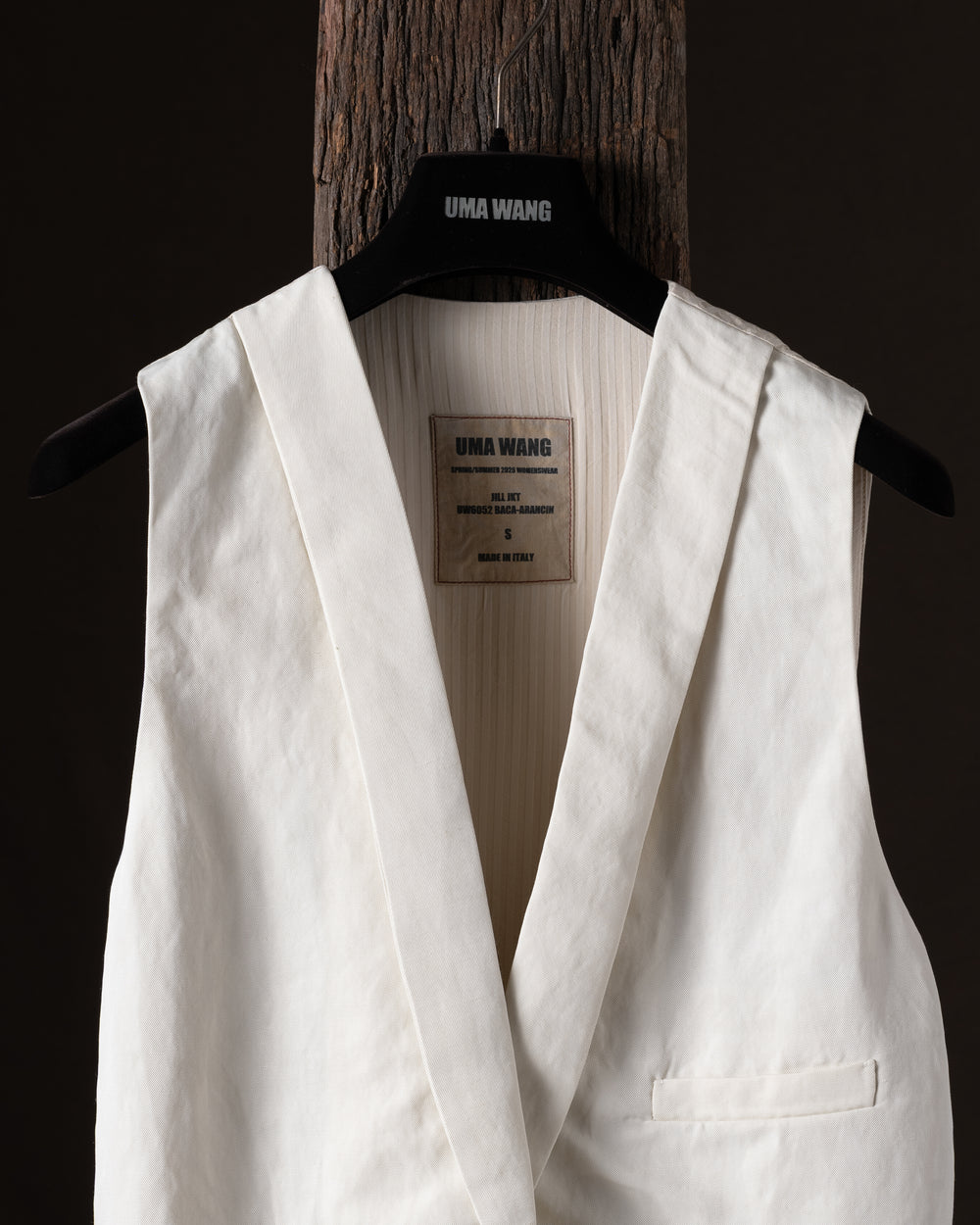 Jill Waistcoat Baca-Arancin Off White