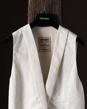 Jill Waistcoat Baca-Arancin Off White