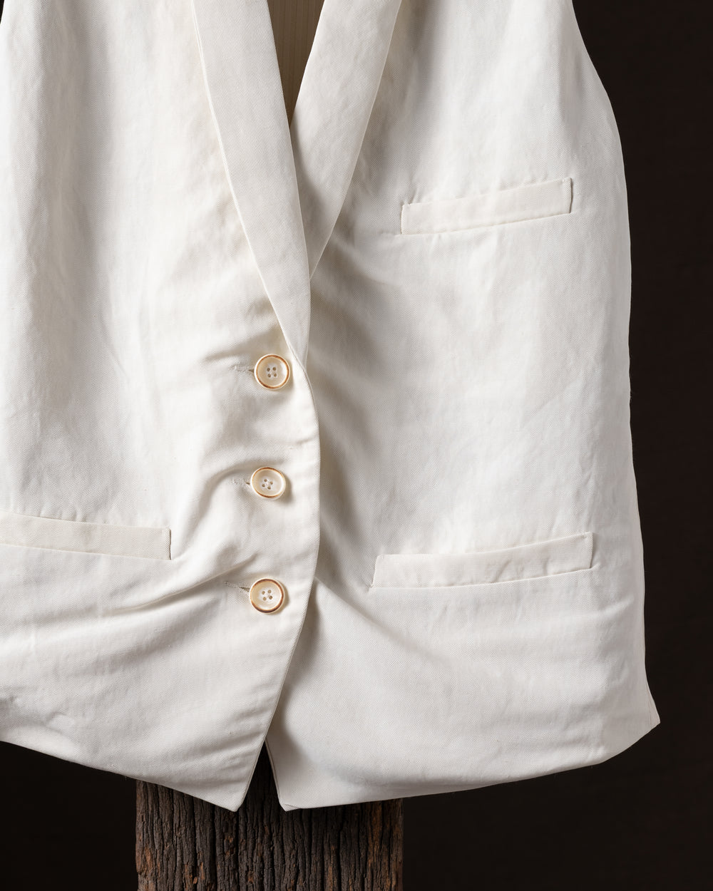 Jill Waistcoat Baca-Arancin Off White