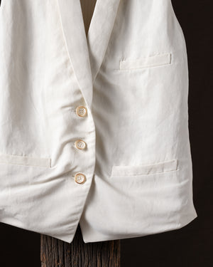 Jill Waistcoat Baca-Arancin Off White